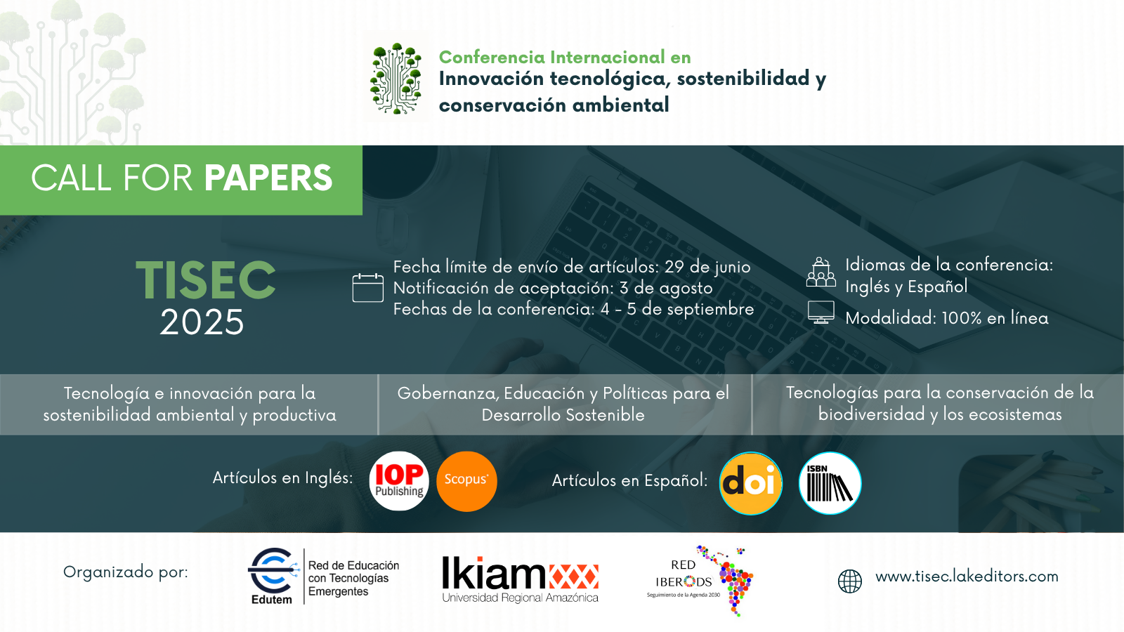 TISEC-CALL FOR PAPERS-(Post de X)